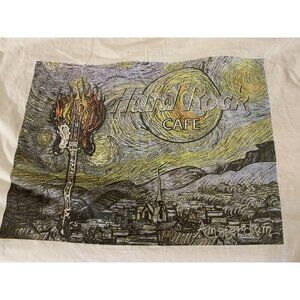 Vintage Amsterdam Hard Rock Cafe Sz XL‎ White Rare Collectible